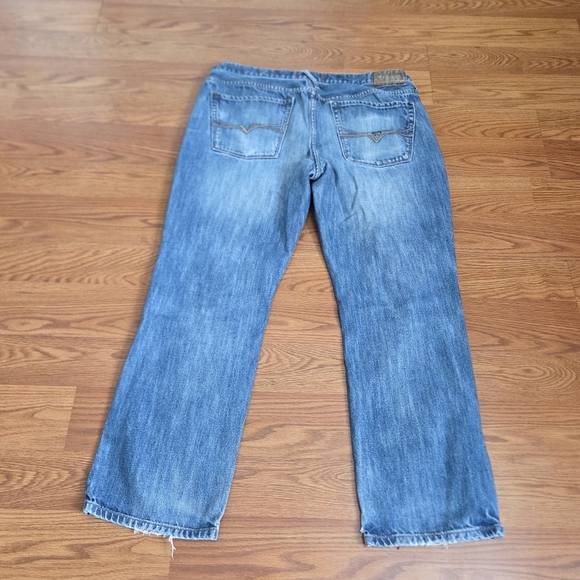 Guess Men's Del Mar Fit Slim Straight Jeans 36x28 Light Wash Blue Denim Classic - Picture 11 of 16